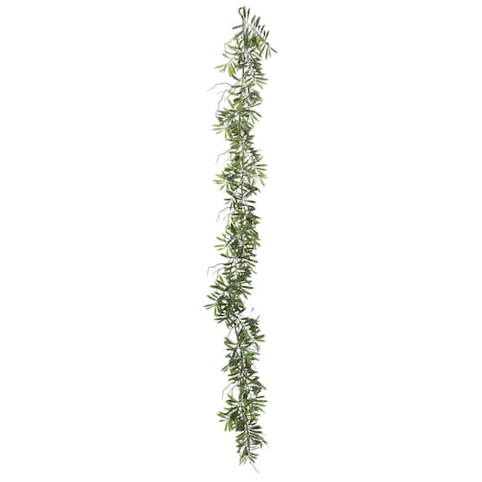 6Ft Green Olive Hill Garland By Vickerman | 6 ft | Michaels®